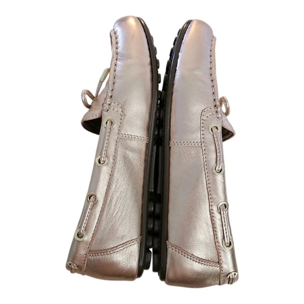 Vionic Virginia Metallic Loafer Rose Gold Women's 6.5